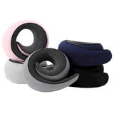 Travel Neck Pillow Memory Foam U-shaped Pillow Snail Style Travel Neck Support Portable Adjustable Soft Noon Break Sleep Pillows - V.I.P Digital Presence