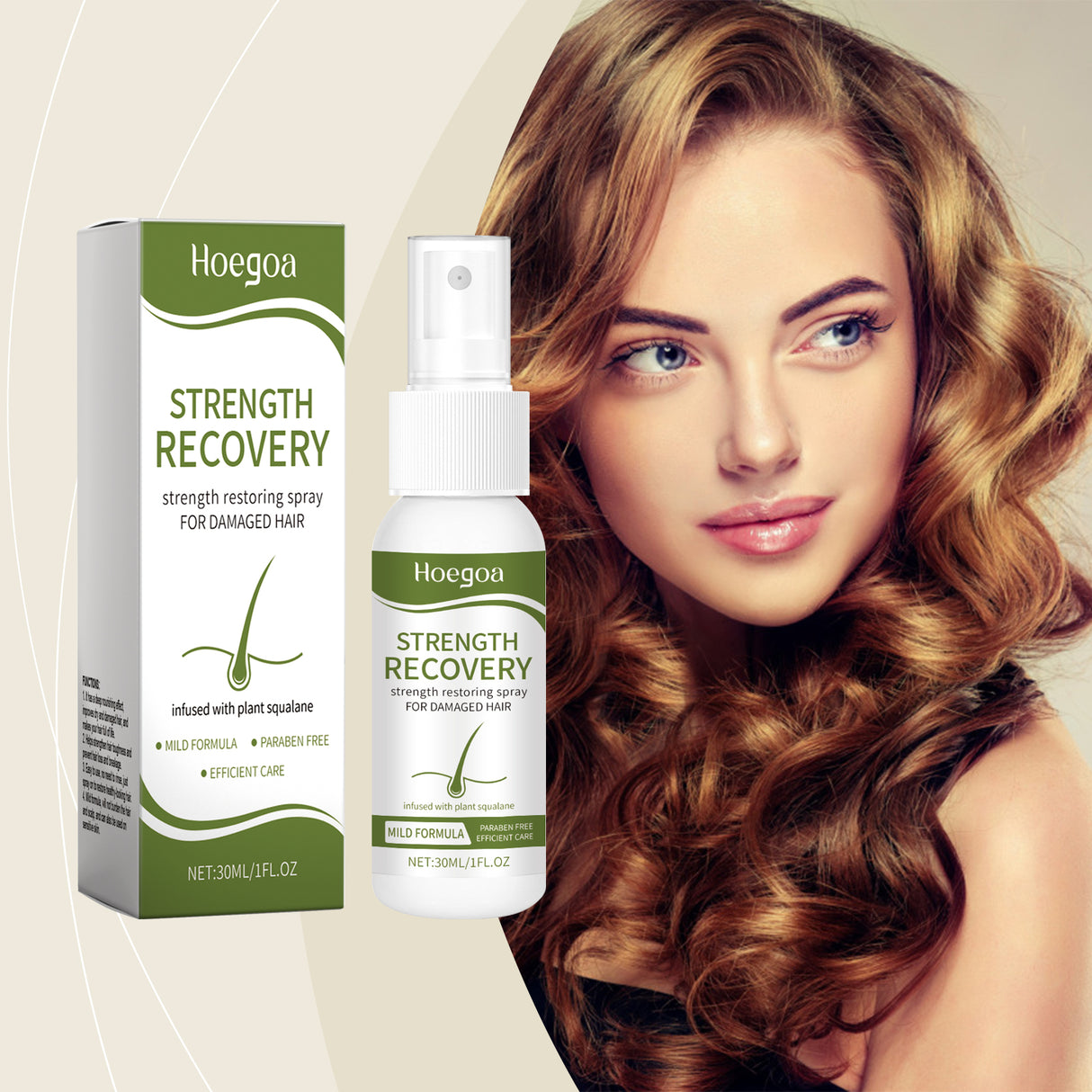 Leave-In Repair Hair Spray Nourishes Hair With Natural, Fluffy, Silky And Glossy Leave-In Hair Spray - V.I.P Digital Presence