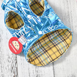 Ropa nueva para perros de otoño e invierno, chaleco de ambos lados, chaleco de pelea para cachorros y gatos.