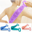Hot Body Wash Silicone Body Scrubber Belt Double Side Shower Exfoliating Belt Removes Bath Towel - V.I.P Digital Presence