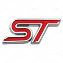 3D metal car stickers, ST badges, badges, decals, Ford Focus 2, 3, Mondeo, FI.C. Kuga, Mk1, Mk2, Mk3, Mk7 front grille decoratio - V.I.P Digital Presence