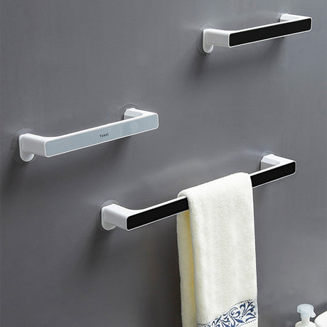 Towel Rack Punch Free Bathroom Bathroom Suction Cup Nordic Minimalist Creative Bath Towel Rack Rack Wall-Mounted Towel Bar - V.I.P Digital Presence