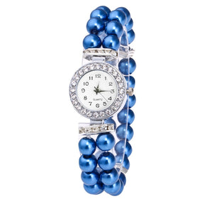 Crystal Watch Fashion Women Watch Pearl String Watch Strap Quartz Bracelet Watch models Female Clock Ladies damenuhr reloj mujer - V.I.P Digital Presence