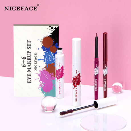NICEFACE Mascara + Eyeliner Slender Curling Waterproof Sweat-Proof And Not Smudged Eyeliner Gel Pen - V.I.P Digital Presence