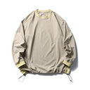 Trendy American Style Loose Long Sleeve T-Shirt for Men and Women, Breathable Quick-Dry Sun Protection with Drawstring Hem Round Neck Top - V.I.P Digital Presence