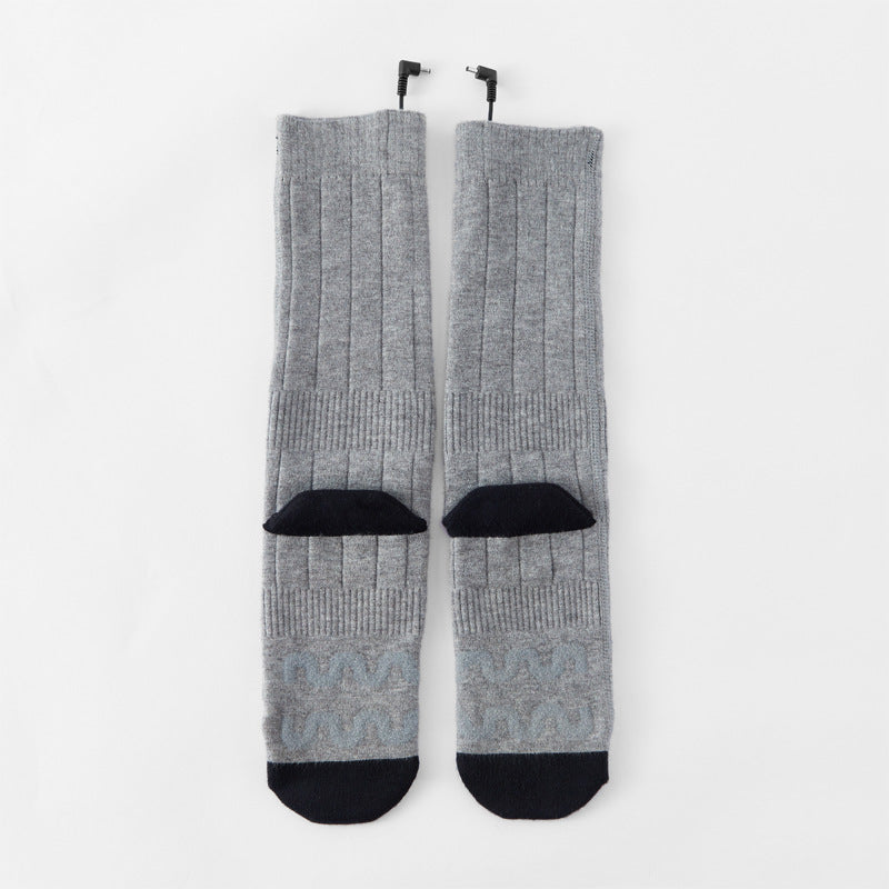 Heating socks, warm electric socks, USB charging long tube skiing socks, men's and women's winter heating and foot warming socks - V.I.P Digital Presence