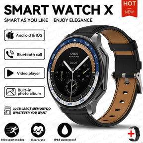 DT Watch X smartwatch with 4G large memory, local music and video playback, waterproof Bluetooth calling, smart phone - V.I.P Digital Presence