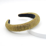 Luxury Sparkly Full Crystal Pearl Baroque Hairband Padded Rhinestone Princess Headband For Headdress Birthday Hair Jewelry - V.I.P Digital Presence