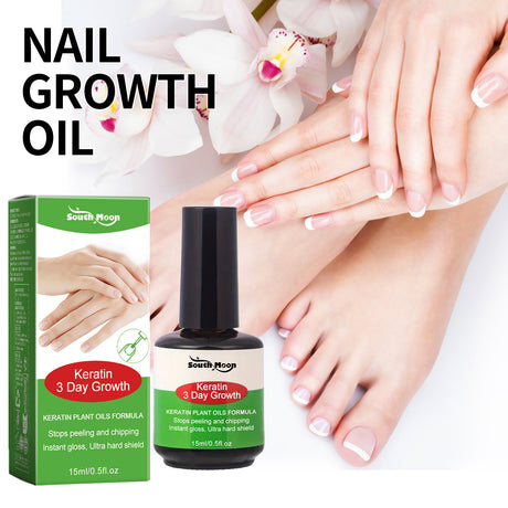 Keratin Nail Growth Oil, Gray Nail Repair Softens Nails, Remove Thickens Nails, Brightens And Nourishes Nails Liquid - V.I.P Digital Presence