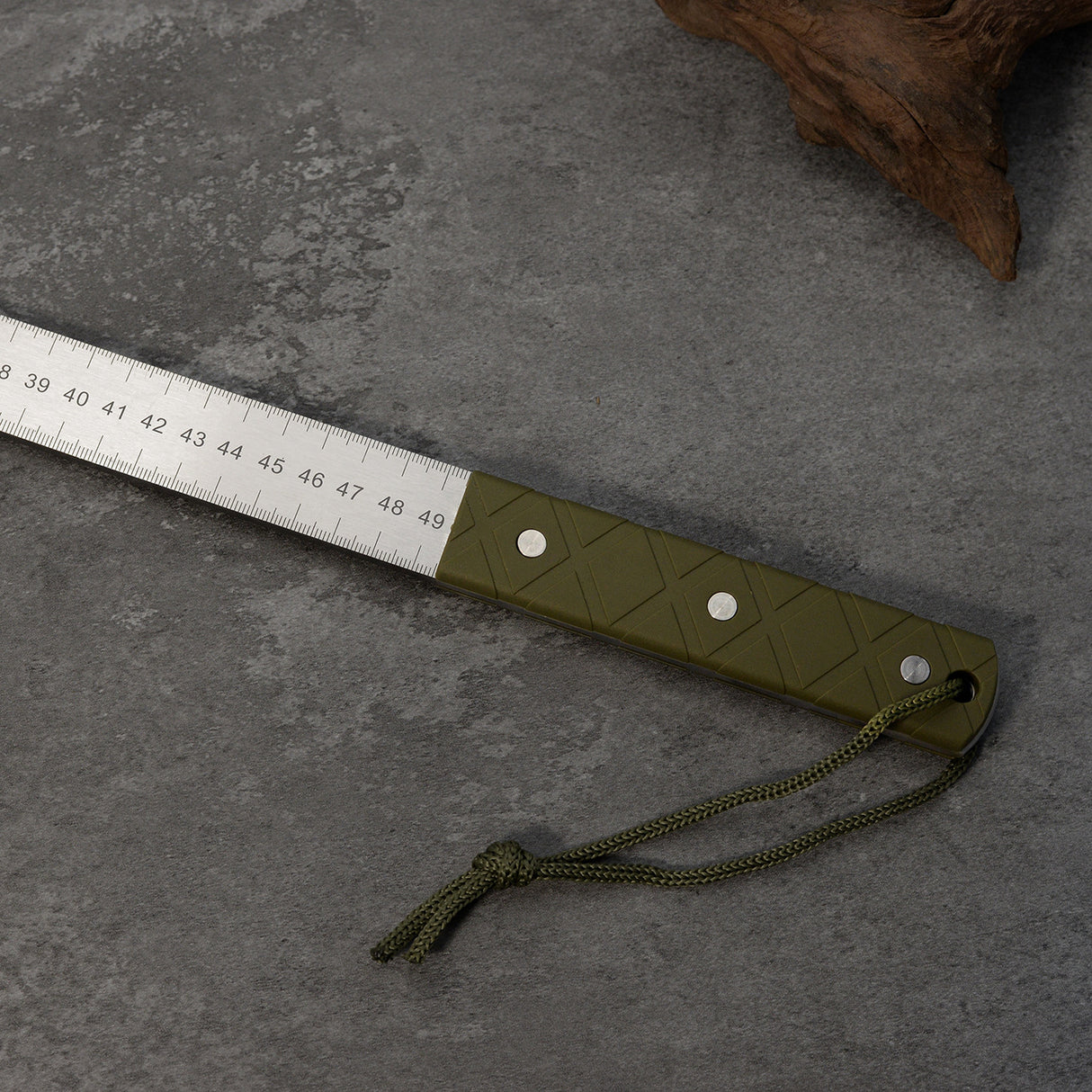 20 - Inch Dual - Scale Stainless Steel Ruler, thickened quenched steel, with random lanyard, great for drawing & measuring. - V.I.P Digital Presence