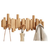 Coat Racks Wall Hanging Wall Entry Door Porch Hanging Scarf Coat Rack Perforated Solid Wood Creative Piano Keys Clothes Hook - V.I.P Digital Presence