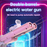Double tube electric water gun outdoor water play and war toy - V.I.P Digital Presence