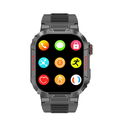Three proof outdoor sports watch IP68 waterproof Bluetooth call health monitoring low-power TK25 smart watch - V.I.P Digital Presence