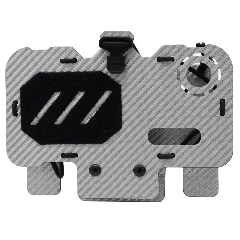 Tactical vest MOLLE system mounted carbon fiber tactical navigation board universal chest folding mobile phone carrier board - V.I.P Digital Presence