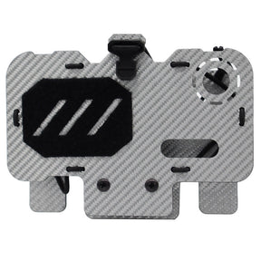 Tactical vest MOLLE system mounted carbon fiber tactical navigation board universal chest folding mobile phone carrier board - V.I.P Digital Presence
