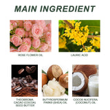 Rose Scented Soap, Women's Skin Care Bath Clean Odors Relieve Body Discomfort Relieve Itching