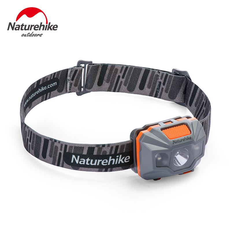 Linterna frontal LED ultraligera Naturehike resistente al agua con carga USB y 4 modos