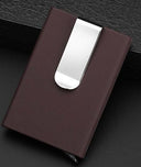 Men's Wallets Credit card holder Automatic card sets business aluminum wallet card sets cash clip holder - V.I.P Digital Presence
