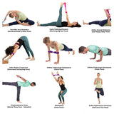 Yoga Stretch Strap Belt 8-shaped Women Pull Up Bands Belt Rope for Wrist Training Gym Pilates Physical Therapy Fitness Equipment - V.I.P Digital Presence