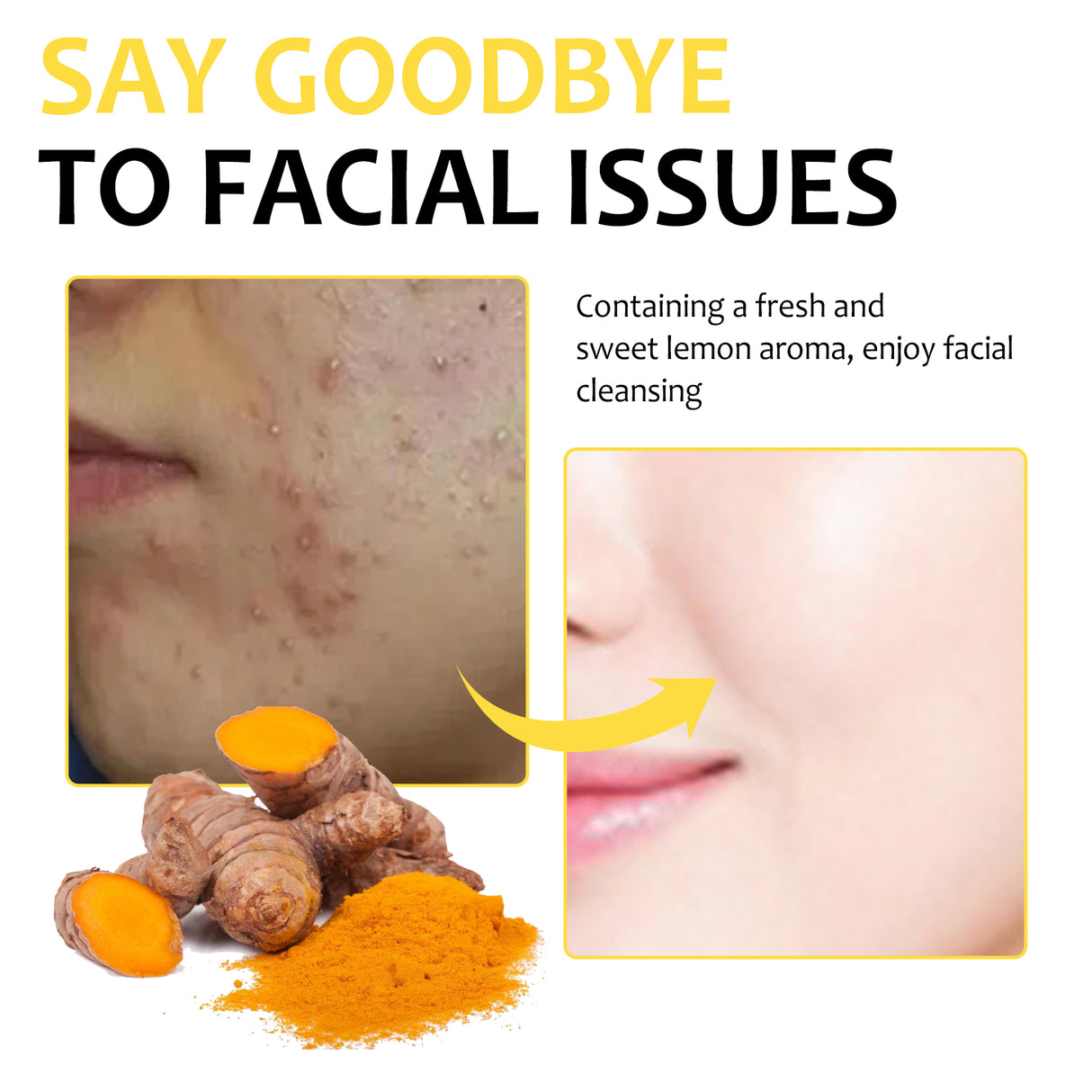 Turmeric Cleansing Pad Deeply Cleanses Skin, Removes Dirt, Controls Oil And Softens Exfoliated And Tender Ski - V.I.P Digital Presence