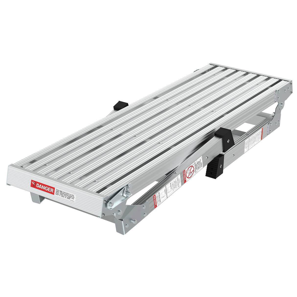 Work Platform Aluminum Portable Bench Folding Ladder ANSI Capacity 225 LBS 40" - V.I.P Digital Presence