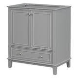 30 inch bathroom vanity no sink  base only gray - V.I.P Digital Presence