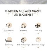 Product camouflage Can Be Spliced Self Inflating Cushion Air Mattress Camping Mat With Pillow