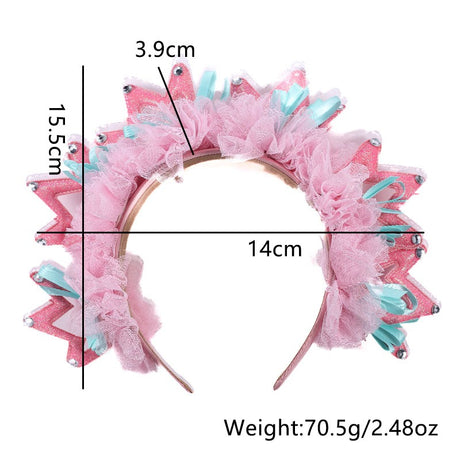 Fashionable new fabric crown hairband for women - V.I.P Digital Presence