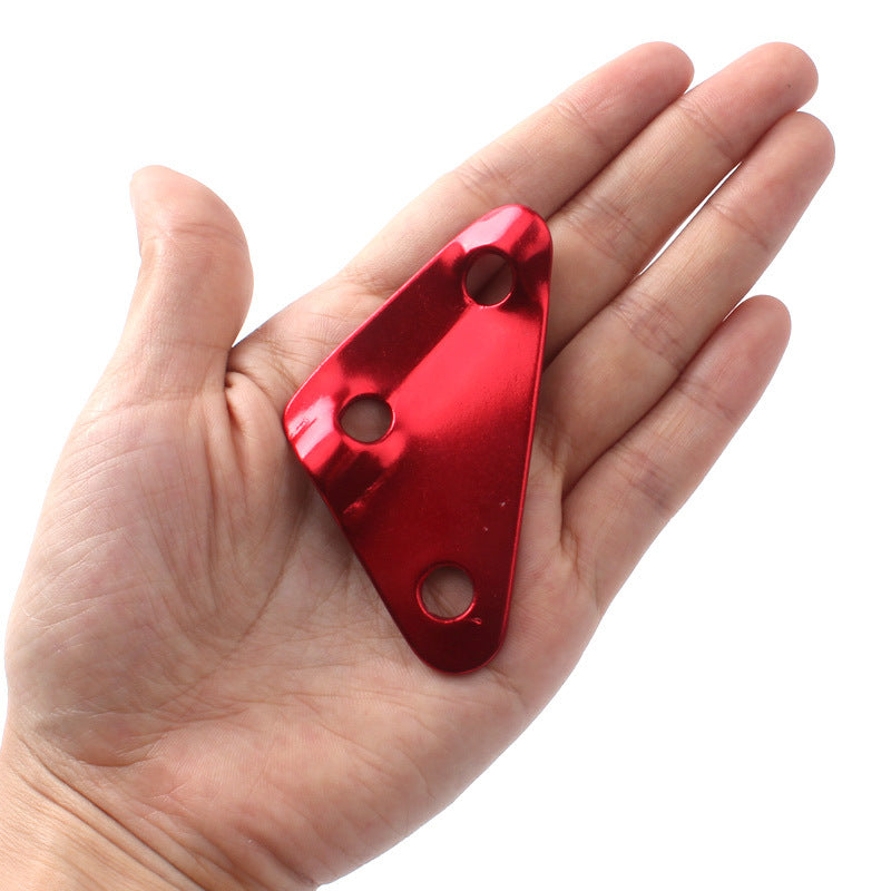 Aluminum Alloy Anti-Slip Buckle Outdoor Wind Rope Buckle Umbrella Rope Buckle Tent Canopy Adjustment Pull Rope Accessories Triangle Buckle