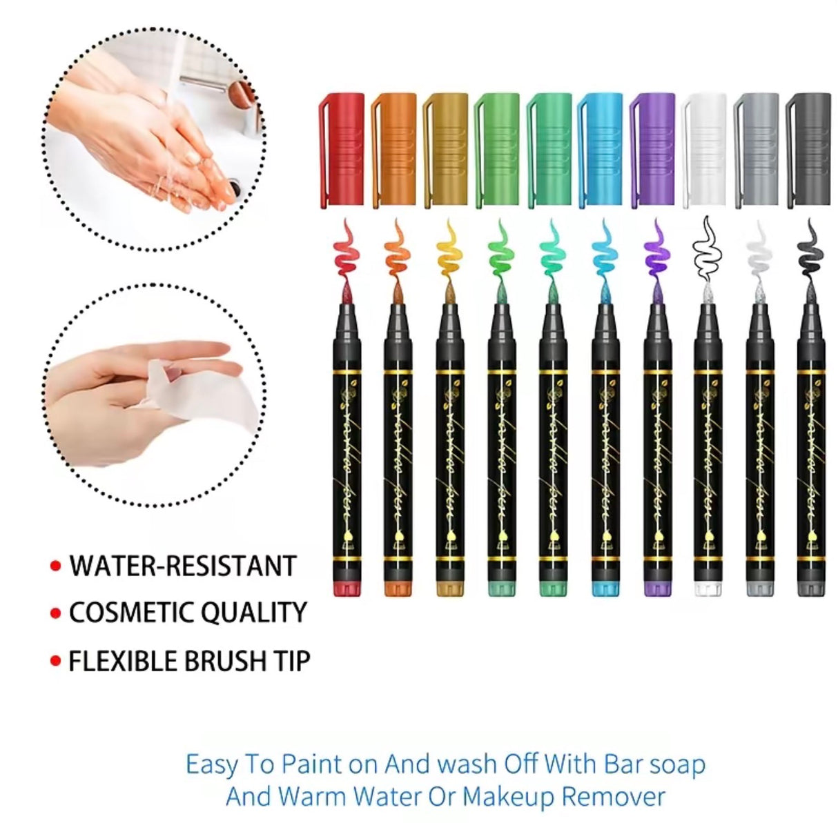 SkinInk Body Art Markers