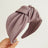 Fashionable knot wide edge satin fabric headband - V.I.P Digital Presence