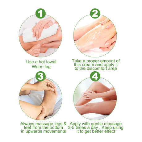 Leg Care Cream Soothing Leg Discomfort Gentle Pamper Moisturizing Massage Leg Care Cream - V.I.P Digital Presence