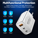 Puerto estándar de carga rápida dual PD+USB TYPEC de 40 W