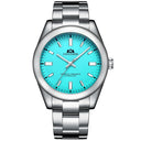 Automatic Watch for Men Mechanical Stainless Steel Luxury Red Yellow Sky Blue Green Colorful Rainbow 41mm Reloj Hombre Baratos - V.I.P Digital Presence