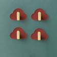 Light Luxury Paste Cloud Sticky Hook Strong Viscose Punch-Free Hook Wall Hanging Traceless Hook Key Hook 4pcs - V.I.P Digital Presence