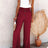 Full Size Decorative Button High Waist Pants - V.I.P Digital Presence