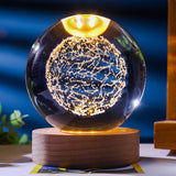 Starry Sky 3D Micro Landscape Crystal Ball Home Desktop Creative Interior Carving White Crystal Ball Ornament Craft Gift product - V.I.P Digital Presence