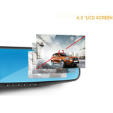 ANLUD Car Camera DVR Dual Lens Dash Cam Rear View Mirror Auto Video Recorder GPS Detector - V.I.P Digital Presence