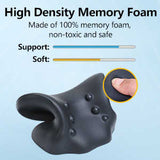 Heated Neck and Shoulder Relaxer Cervical Traction Device Pillow with Graphene Heating Pad Heated Chiropractic Pillow - V.I.P Digital Presence