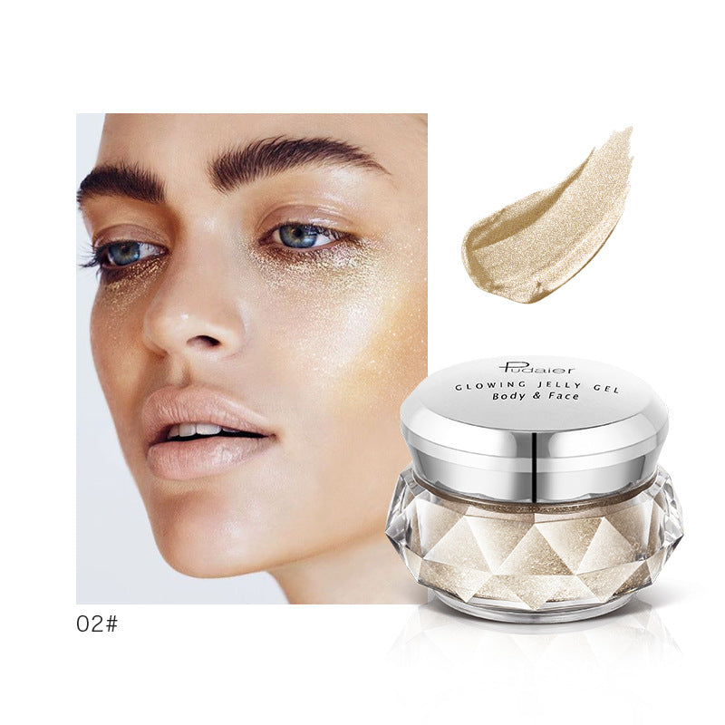Pudaier Jelly Gel Face Highlighter Body Highlighter Mermaid Eyeshadow - V.I.P Digital Presence