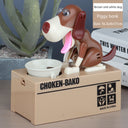 Automated Plastic Coin Bank in Panda/Cat Shape - Electronic Deposit, Savings for Kids, Great Gift - V.I.P Digital Presence