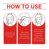 Acne Patch Semi-Transparent Acne Cover Patch Comfortable, Gentle, Easy To Apply Makeup, Waterproof And Breathable
