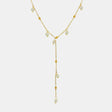 18K Gold-Plated Pearl Drop Necklace - V.I.P Digital Presence