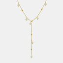 18K Gold-Plated Pearl Drop Necklace - V.I.P Digital Presence