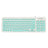 D520 Silent Wired Esports Keyboard USB Ultra Thin 104 Key Business Office Retro Punk Computer Gaming Keyboard - V.I.P Digital Presence