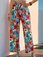 Tied Printed Wide Leg Pants - V.I.P Digital Presence