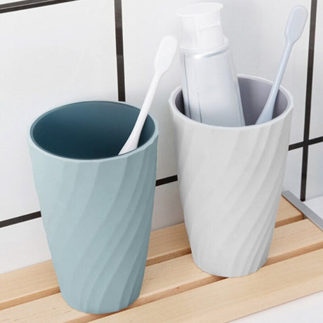 4 Colors Toothbrush Cup Threaded Double-Layer Tumblers Unbreakable Cups For Kids Bathroom Cup Toothbrush Mouthwash cup - V.I.P Digital Presence