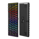 Plug in mechanical keyboard with blue shaft and 61 keys, mini portable wired detachable mechanical keyboard for esports - V.I.P Digital Presence