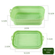 Silica Gel Air Frying Pan Baking Pan Household Food Grade High Temperature Resistant Silica Gel Steaming Pan Pan Pad Baking Cake - V.I.P Digital Presence