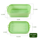 Silica Gel Air Frying Pan Baking Pan Household Food Grade High Temperature Resistant Silica Gel Steaming Pan Pan Pad Baking Cake - V.I.P Digital Presence
